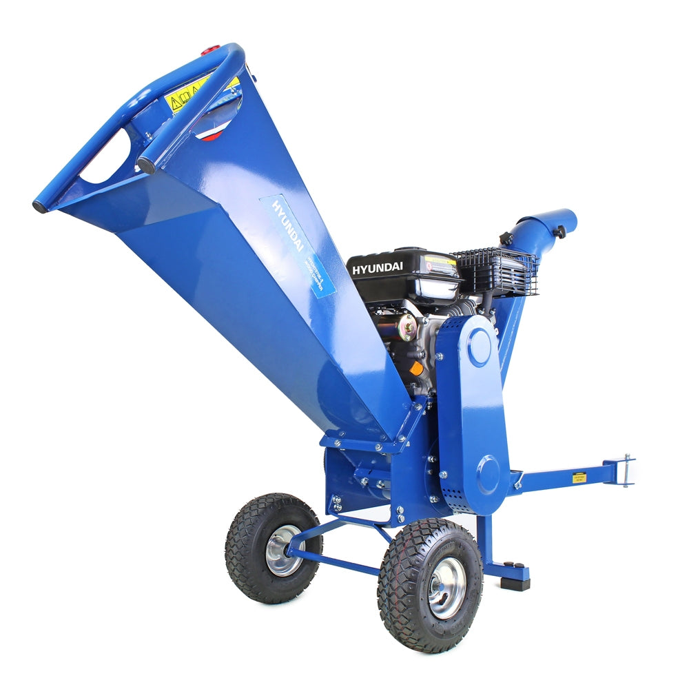 Hyundai HYCH7070E-2 7cm Towable Petrol Wood Chipper (Electric Start)