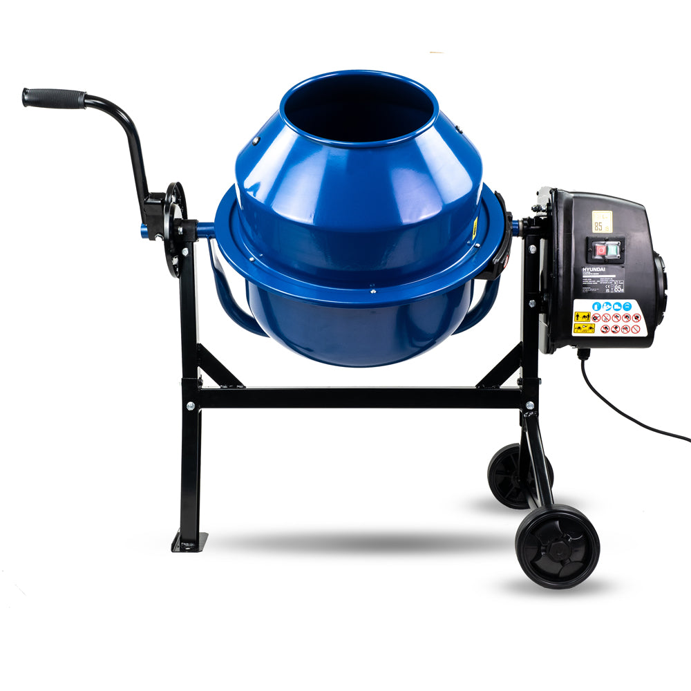 Hyundai HYCM63E 63 Litre Portable 220W Electric Cement / Concrete Mixer