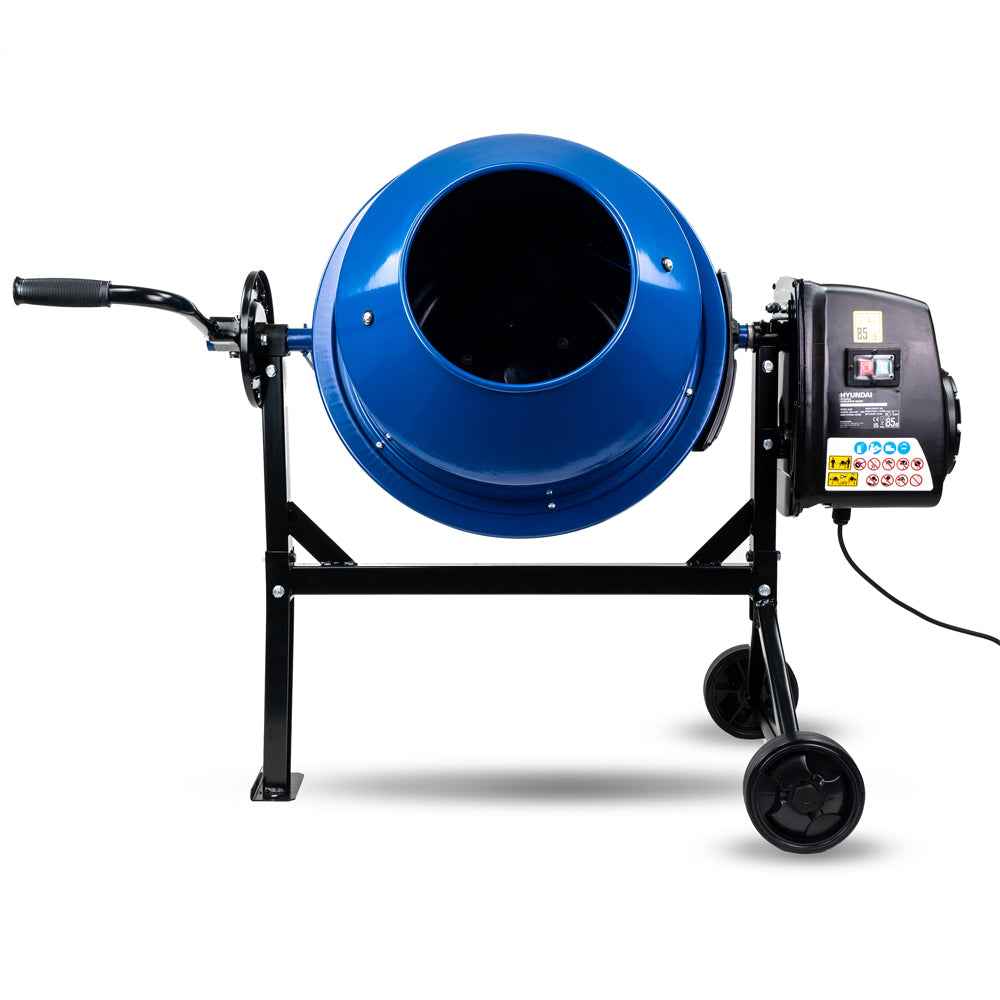 Hyundai HYCM63E 63 Litre Portable 220W Electric Cement / Concrete Mixer