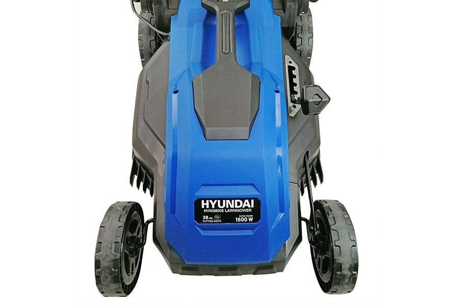 Hyundai HYM3800E 38cm 1600W Electric Mulching Lawn Mower with Rear Roller