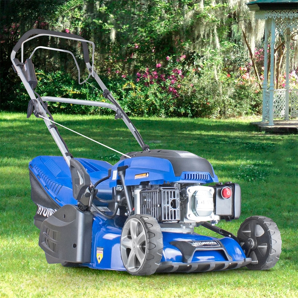 Hyundai HYM430SPER Self-Propelled Rear Roller Petrol Lawn Mower (Electric Start)