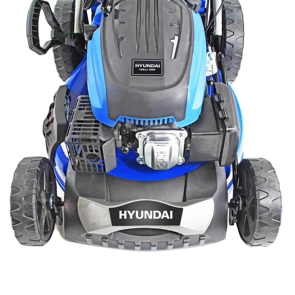Hyundai HYM510SPE 4-in-1 4-Speed Self-Propelled Petrol Lawn Mower (Electric Start)