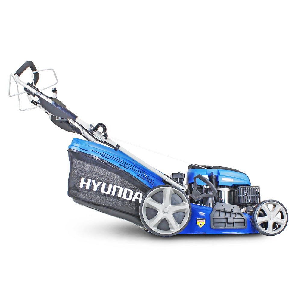 Hyundai HYM510SPE 4-in-1 4-Speed Self-Propelled Petrol Lawn Mower (Electric Start)