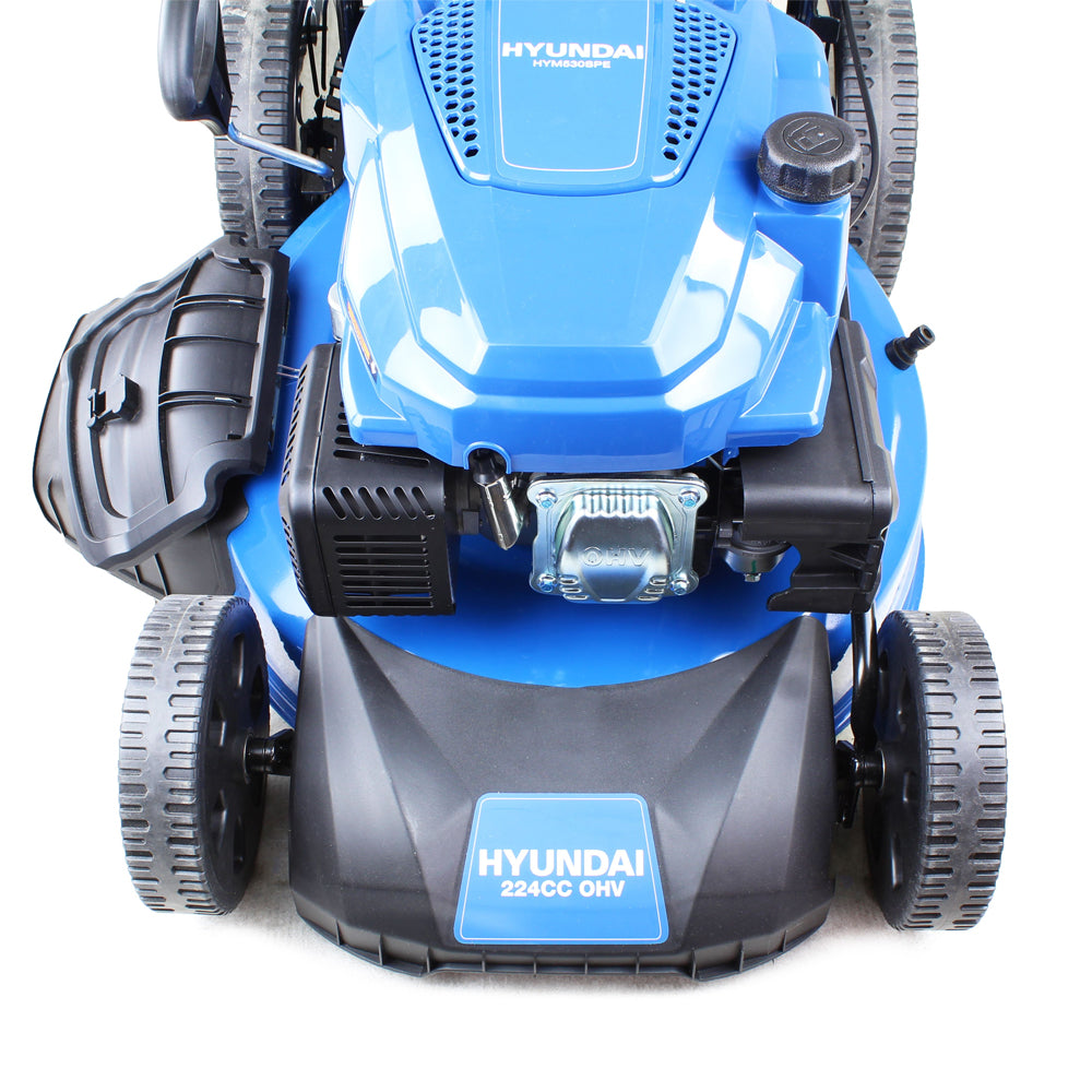 Hyundai HYM530SPE 53cm 224cc 4-in-1 Self-Propelled Petrol Lawn Mower (Electric Start)