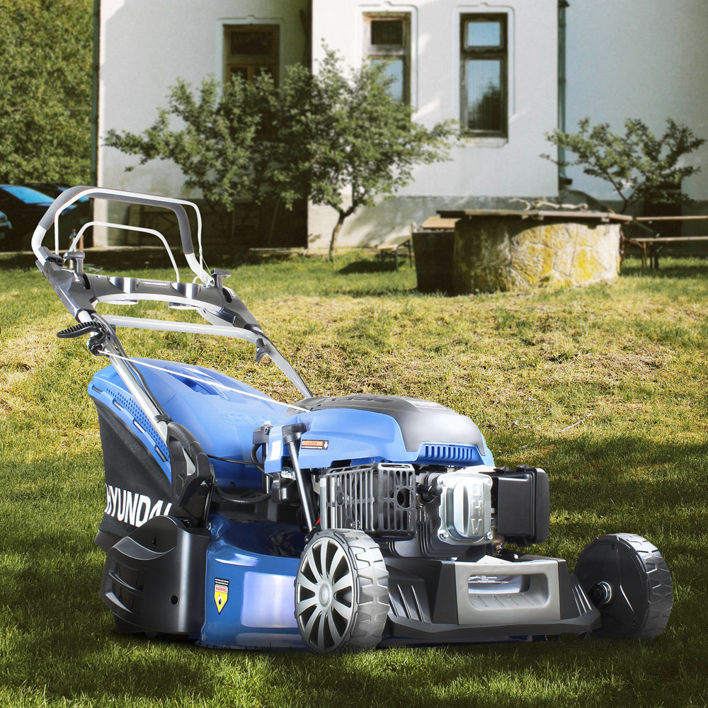 Hyundai HYM530SPER Self-Propelled Rear Roller Petrol Lawn Mower  (Electric Start)
