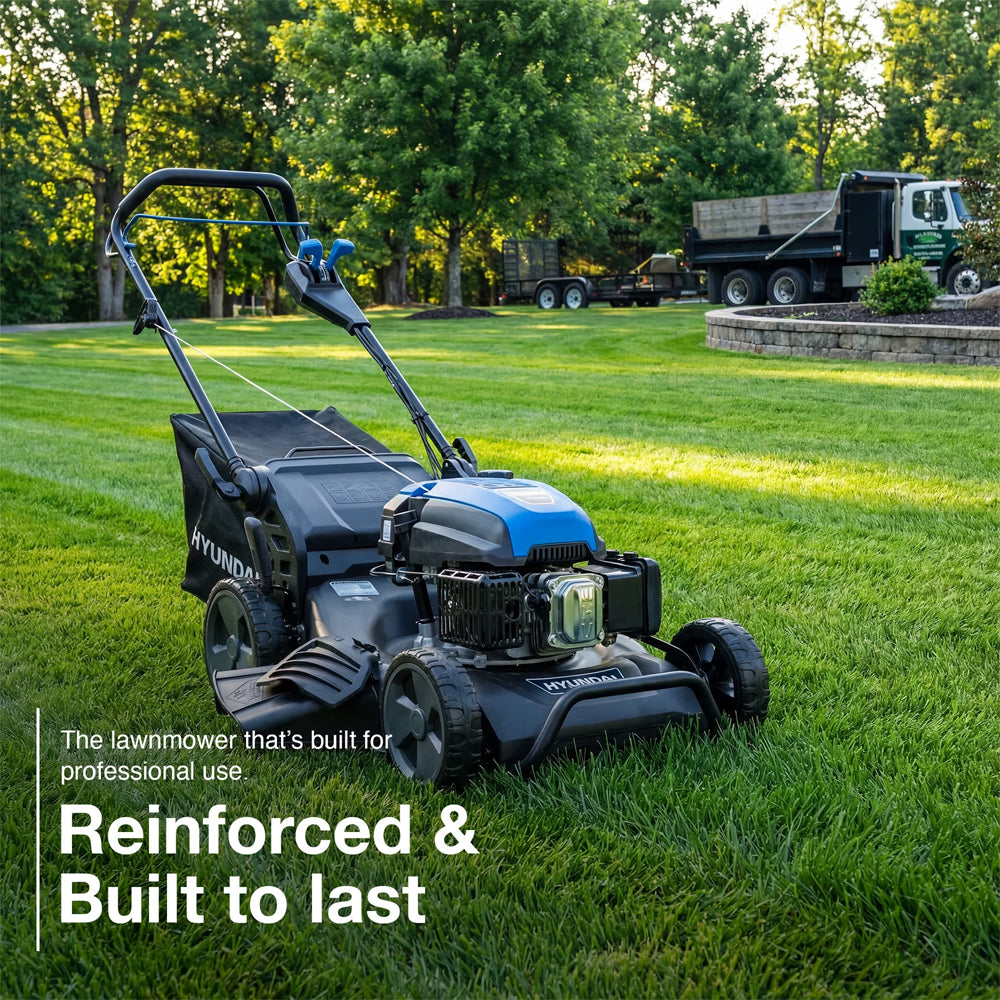 Hyundai HYM530SPPRO Pro Series 53cm 196cc 4-in-1 Self-Propelled Petrol Lawn Mower