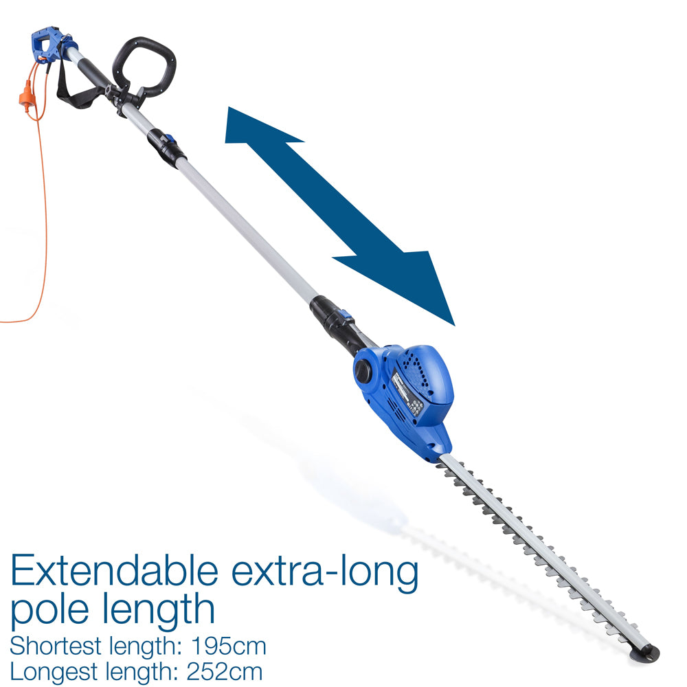 Hyundai HYPHT550E Long Reach Electric Hedge Trimmer