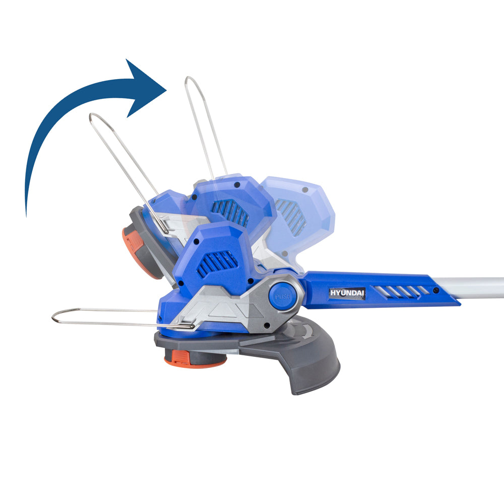 Hyundai HYTR40Li 40V Cordless Grass Trimmer / Edger (with 2.5Ah Battery & Charger)