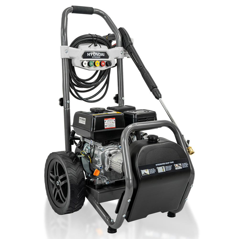 Hyundai HYW3400P 3400psi 9L/min 209cc Petrol Pressure Washer