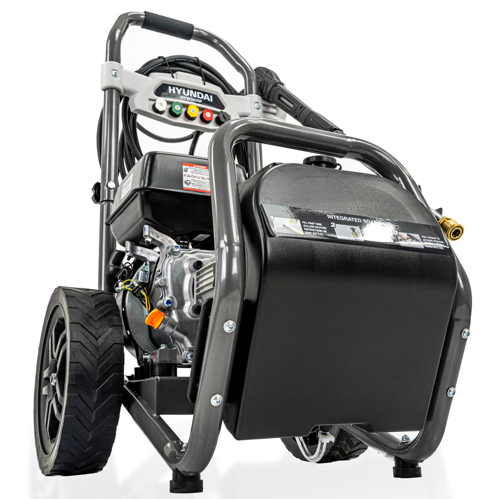 Hyundai HYW3400P 3400psi 9L/min 209cc Petrol Pressure Washer