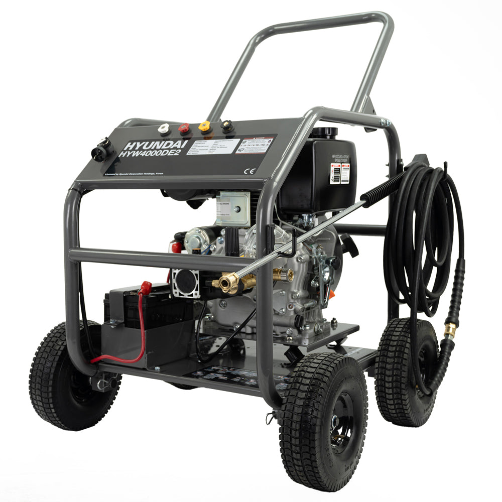 Hyundai HYW4000DE2 4000psi 15L/min 456cc Diesel Pressure Washer