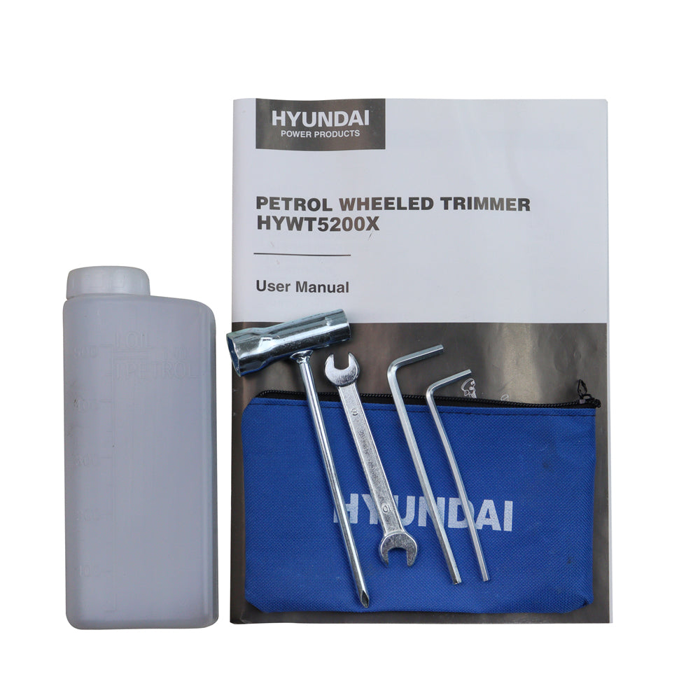 Hyundai HYWT5200X Wheeled Petrol Grass Trimmer