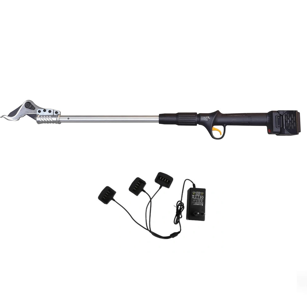Kamikaze KV 105 21.6V Cordless Pole Pruning Shears (with 2 x 4Ah Batteries & Charger)