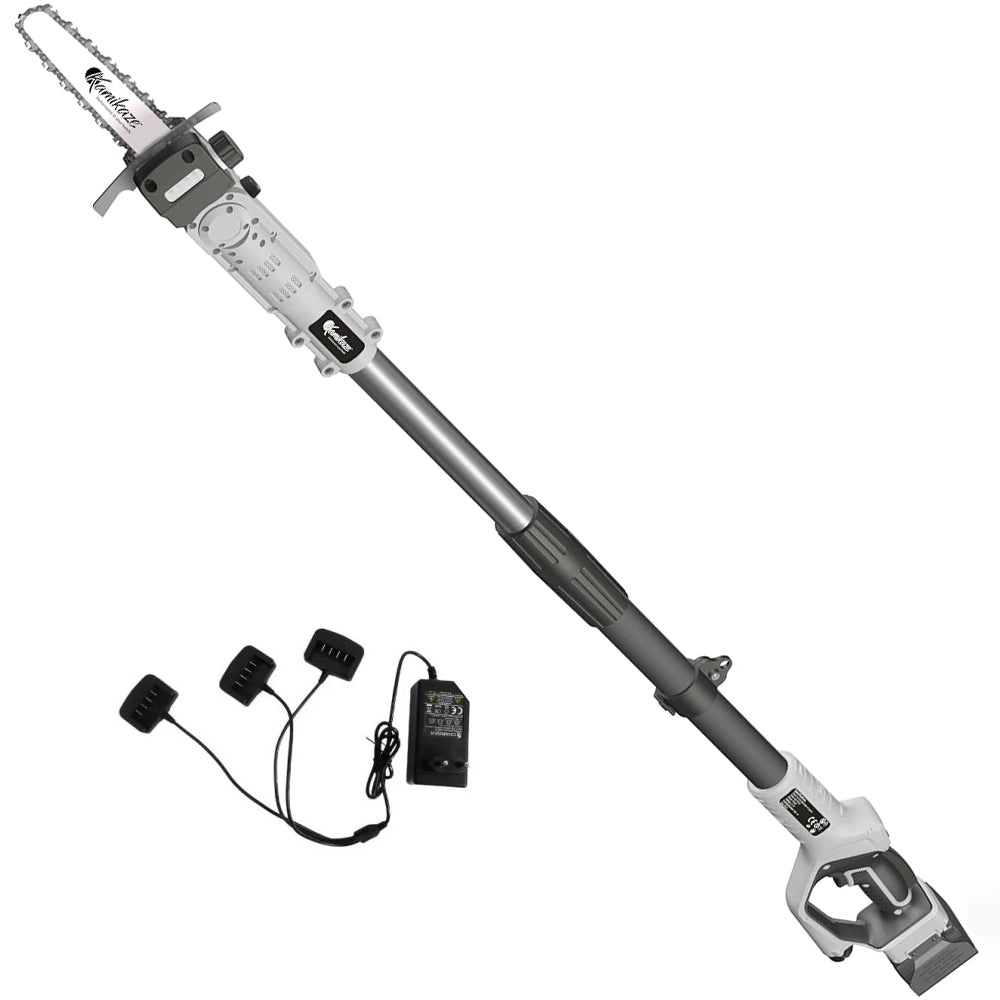 Kamikaze KVS 7000P 21.6V Cordless Telescopic Pole Saw (with 2 x 4Ah Batteries & Charger)