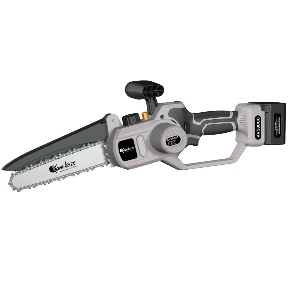 Kamikaze KVS 8000 21.6V Cordless Mini Chainsaw (with 2 x 4Ah Batteries & Charger)