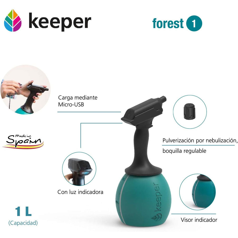Keeper Forest 1 1 Litre Hand-held Battery Sprayer