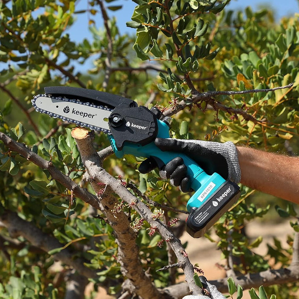 Keeper KP6 21V Cordless Mini Chainsaw (with 1.5Ah Battery & Charger)
