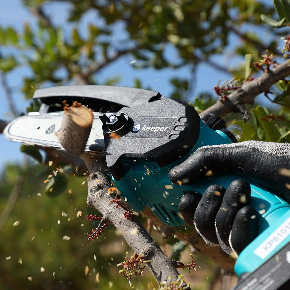 Keeper KP6 21V Cordless Mini Chainsaw (with 1.5Ah Battery & Charger)