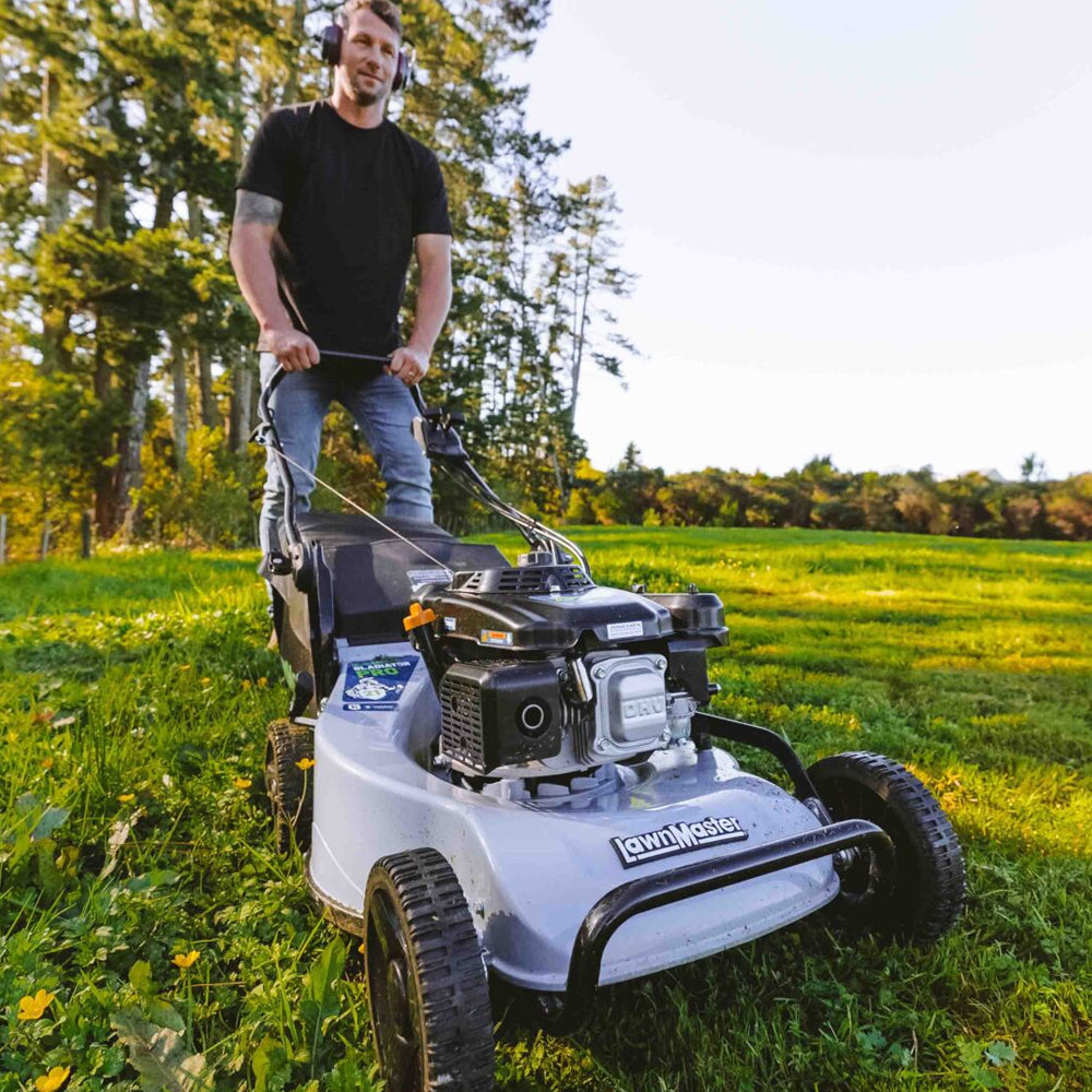 LawnMaster Gladiator Pro 21" Commercial 3-in-1 3-speed Self-Propelled Petrol Lawn Mower