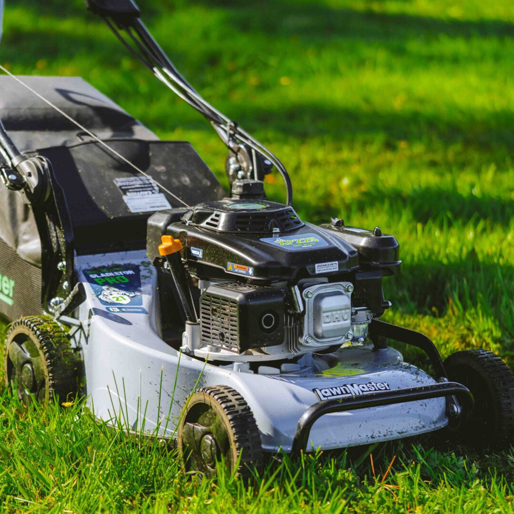 LawnMaster Gladiator Pro 21" Commercial 3-in-1 3-speed Self-Propelled Petrol Lawn Mower