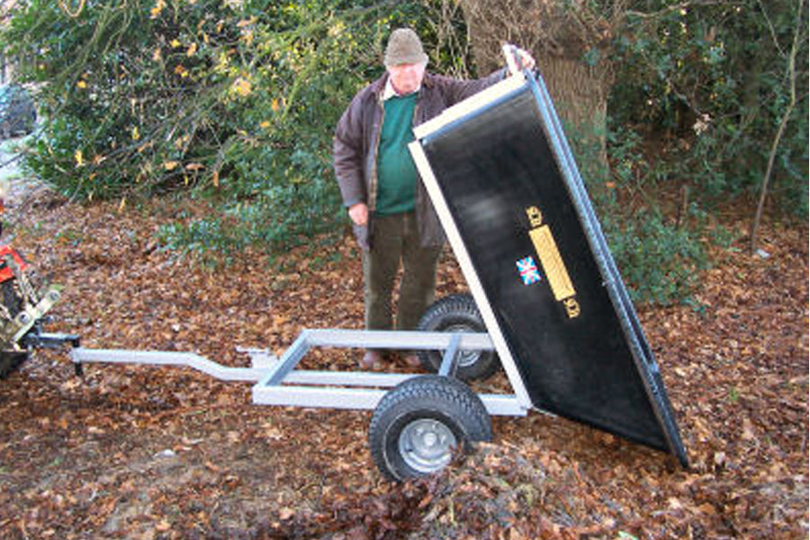 SCH LCPTP Large 500kg Capacity Plastic Tipping Trailer