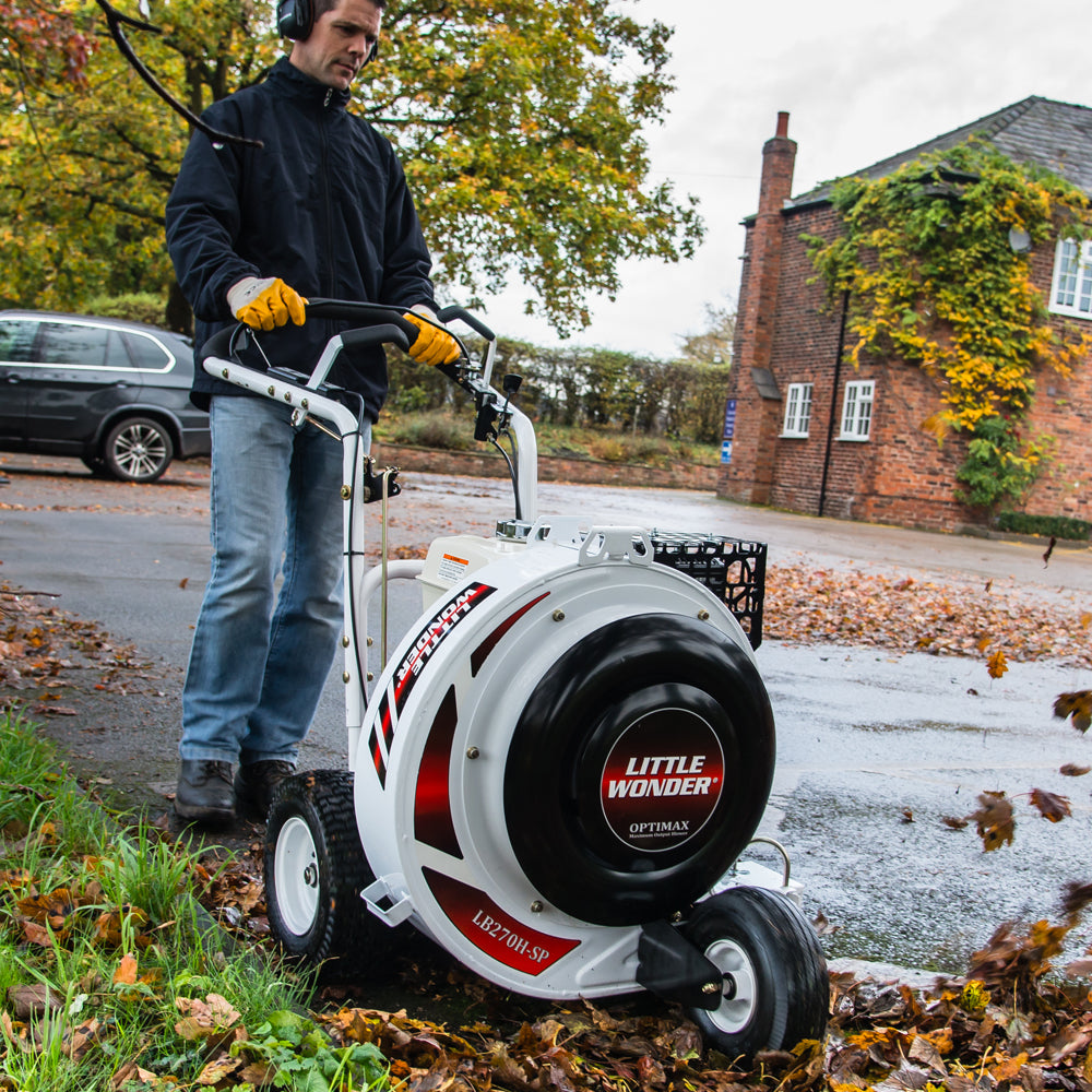 Little Wonder LB390H-SP Optimax Self-Propelled Walk-Behind Leaf Blower ...
