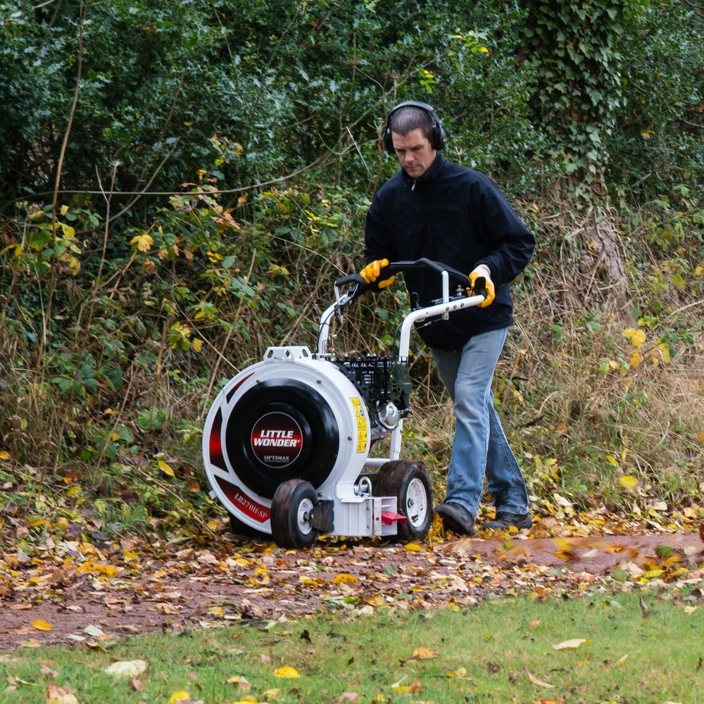 Little Wonder LB390H-SP Optimax Self-Propelled Walk-Behind Leaf Blower ...