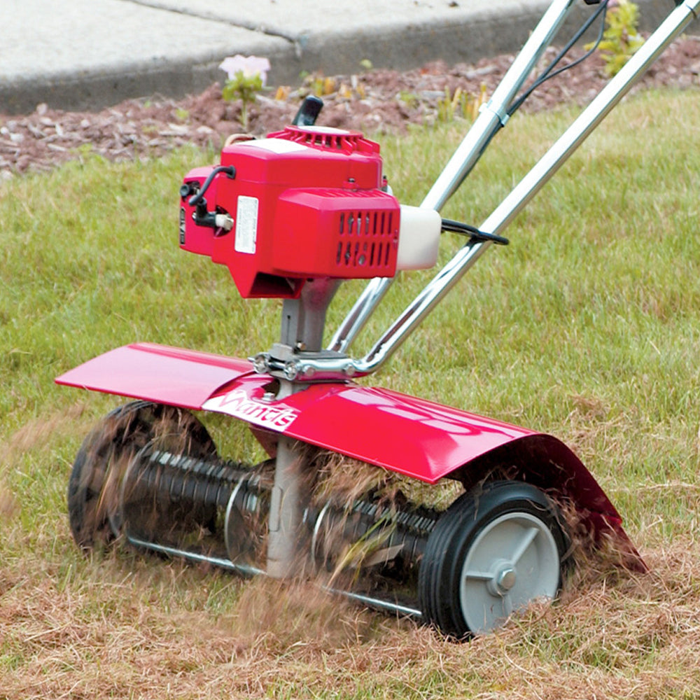 Mantis 7321 Tiller Lawn Aerator / Dethatcher Attachment Combo