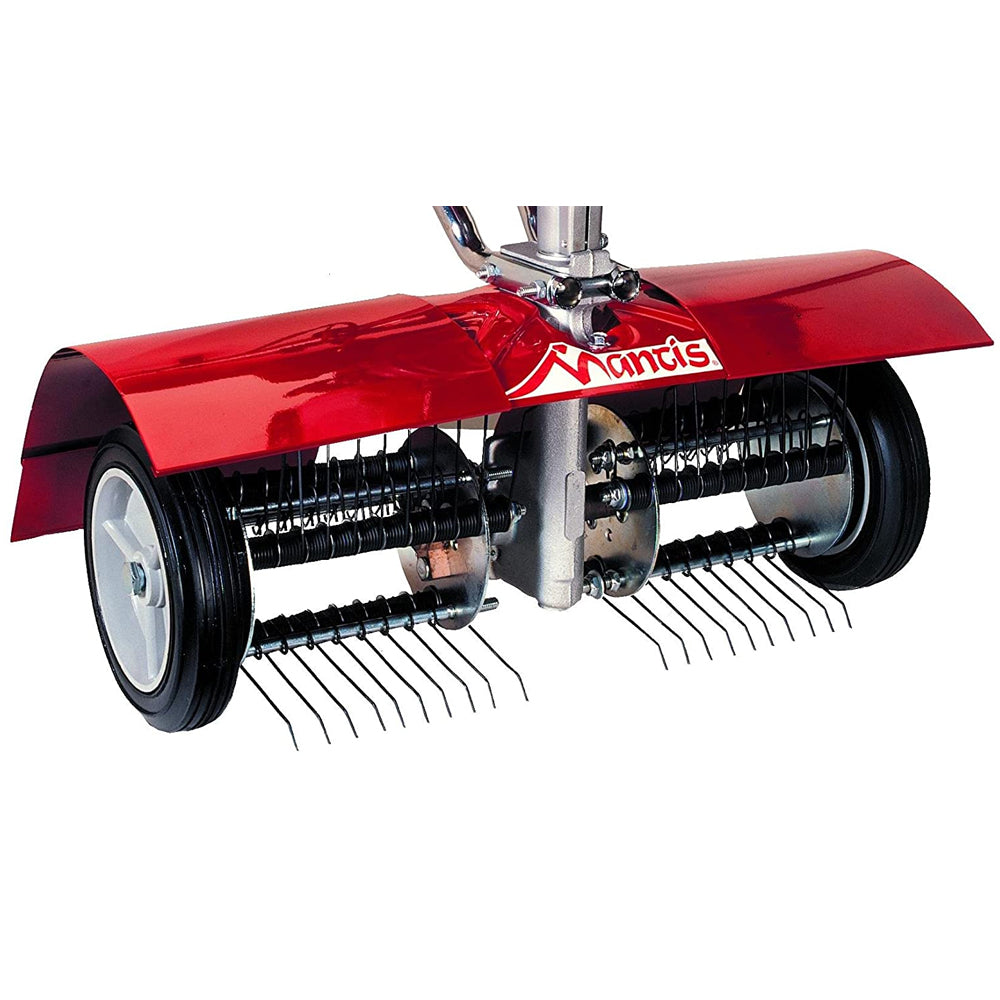 Mantis 7321 Tiller Lawn Aerator / Dethatcher Attachment Combo