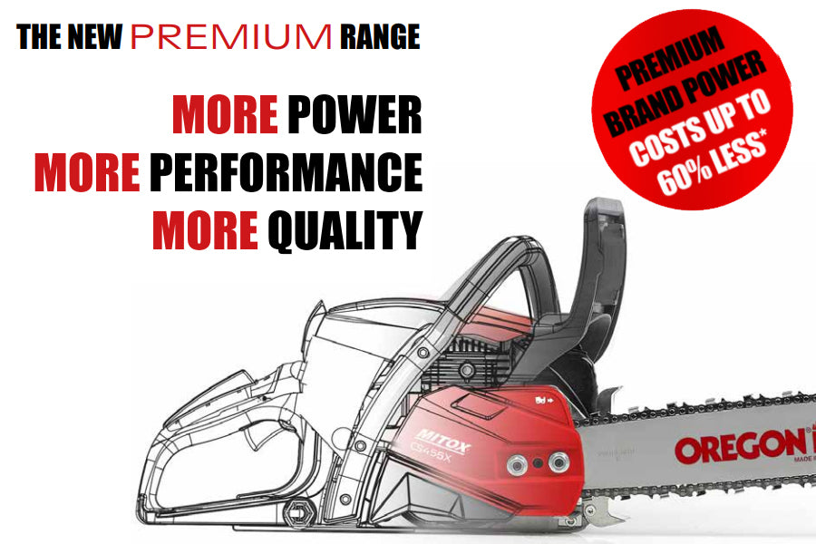 Mitox 455CSX Premium Petrol Chainsaw 45cm/45.4cc