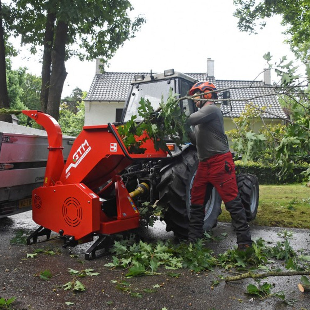 GTM Professional GTS1800P 14cm Wood Chipper with 3-Point Linkage Category 1 Mounting