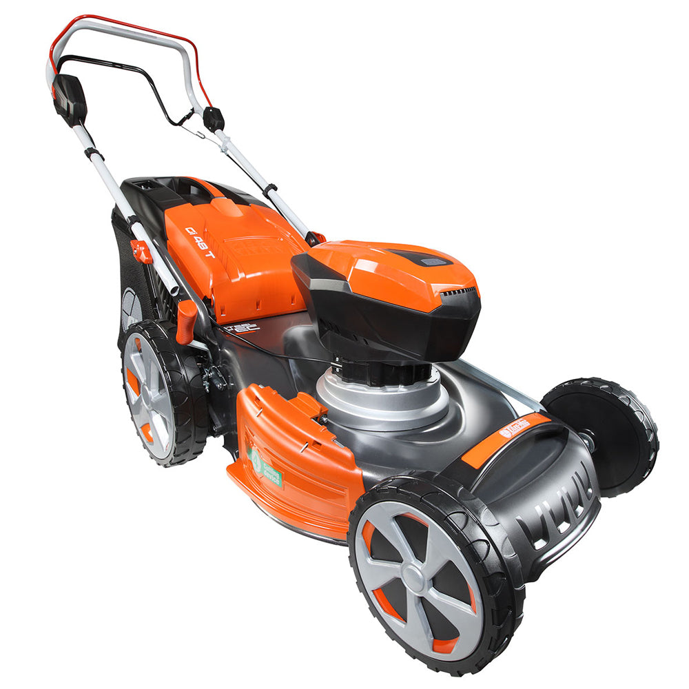 Oleo-Mac Gi 48 T Allroad Plus 4 40V 4-in-1 Self-Propelled Cordless Lawn Mower (with 5Ah Battery & Fast Charger)