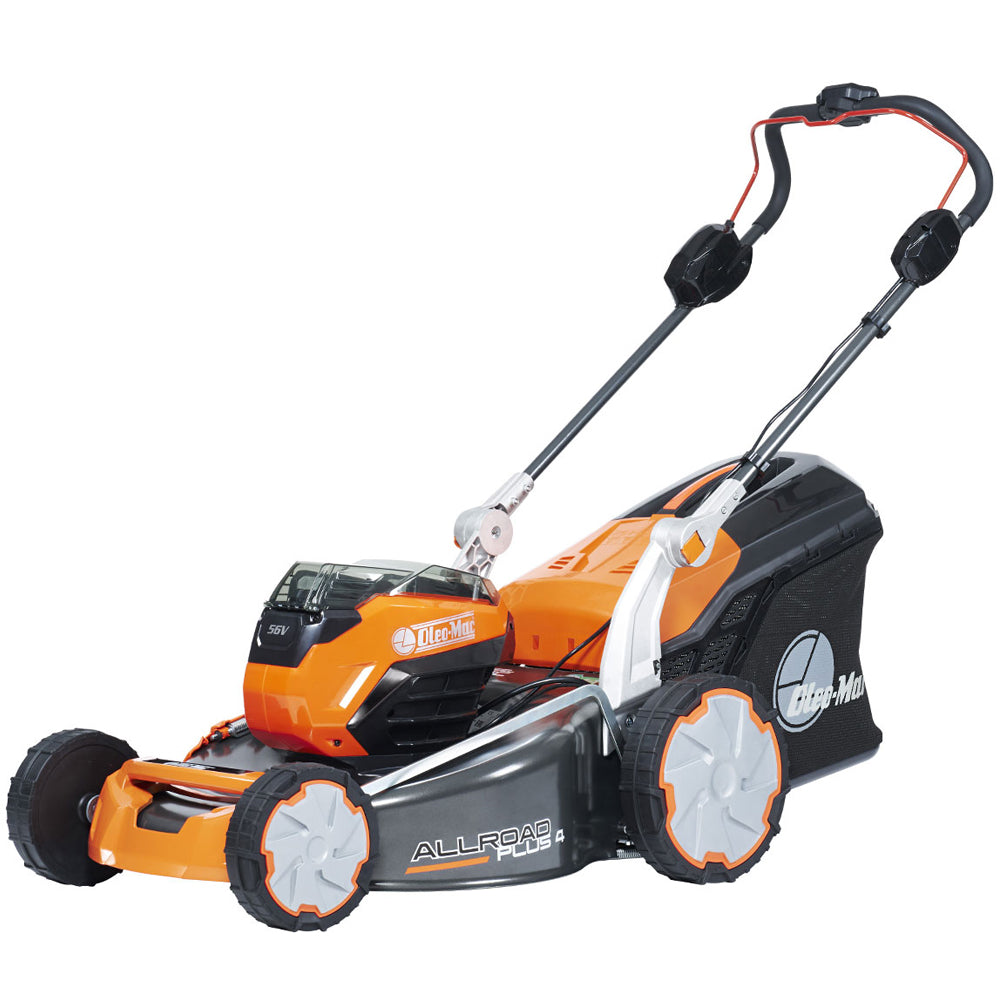 Oleo-Mac Gi 548 P Allroad Plus 4 4-in-1 56V Cordless Push Lawn Mower (with 1 x 4Ah Battery & Fast Charger)