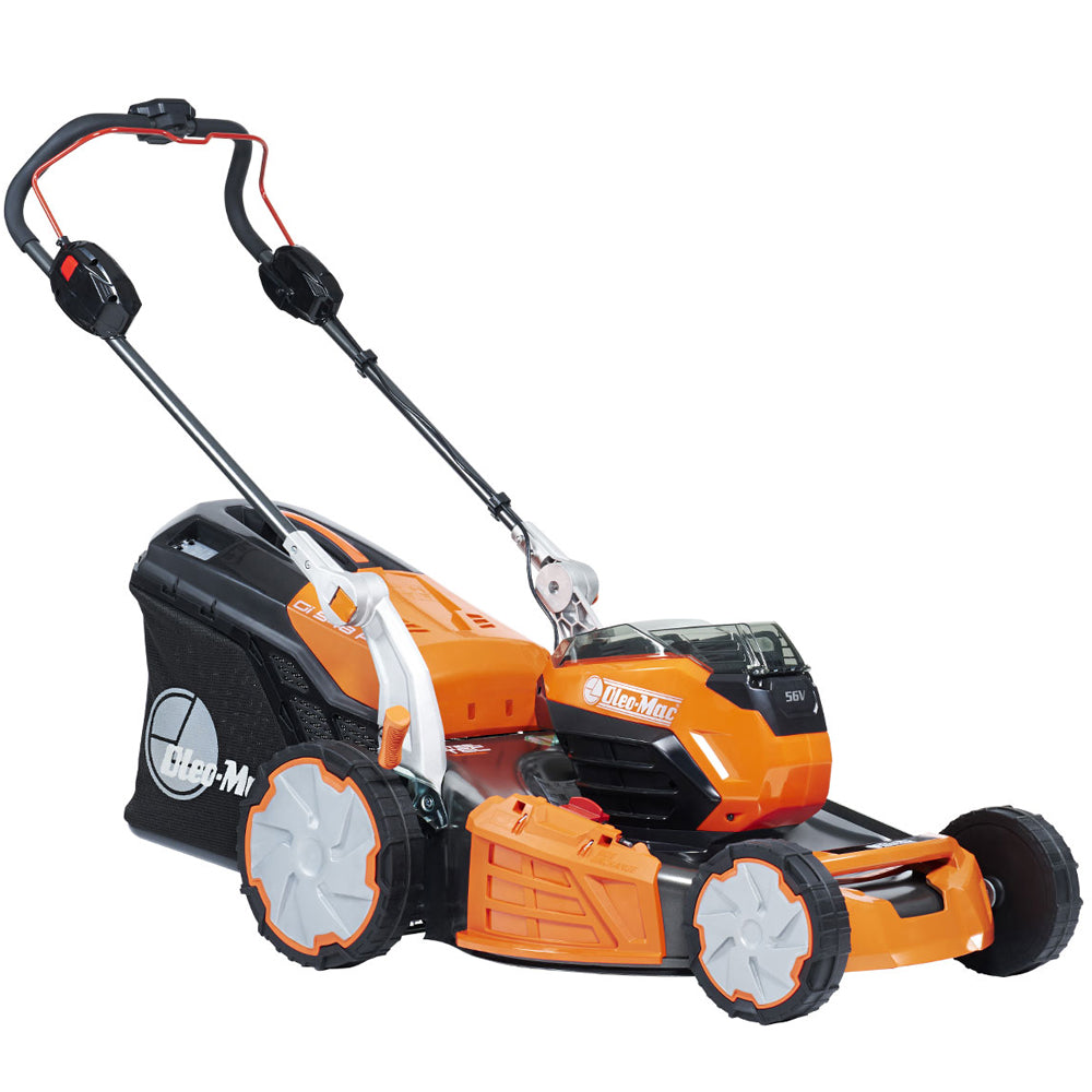 Oleo-Mac Gi 548 P Allroad Plus 4 4-in-1 56V Cordless Push Lawn Mower (with 1 x 4Ah Battery & Fast Charger)