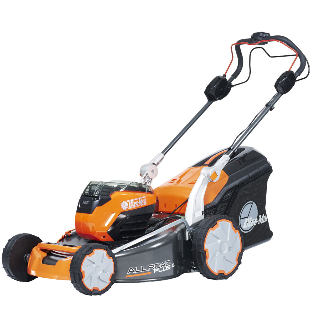 Oleo-Mac Gi 548 V Allroad Plus 4 4-in-1 56V Cordless Self-Propelled Lawn Mower (with 1 x 8Ah Battery & Fast Charger)