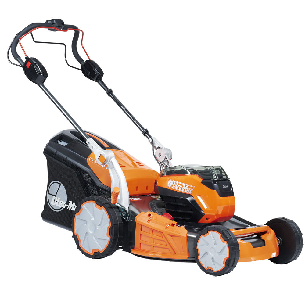 Oleo-Mac Gi 548 V Allroad Plus 4 4-in-1 56V Cordless Self-Propelled Lawn Mower (with 1 x 4Ah Battery & Fast Charger)