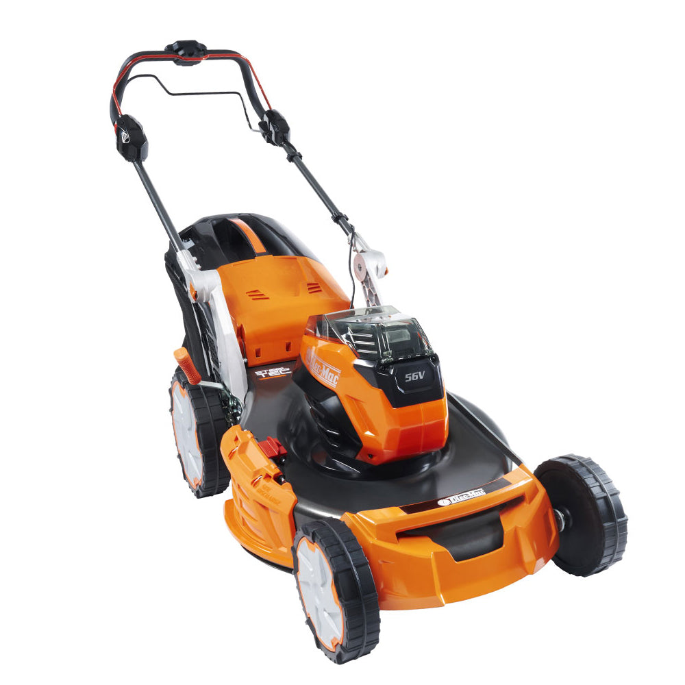 Oleo-Mac Gi 553 V Allroad Plus 4 4-in-1 56V Cordless Self-Propelled Lawn Mower (with 1 x 8Ah Battery & Fast Charger)