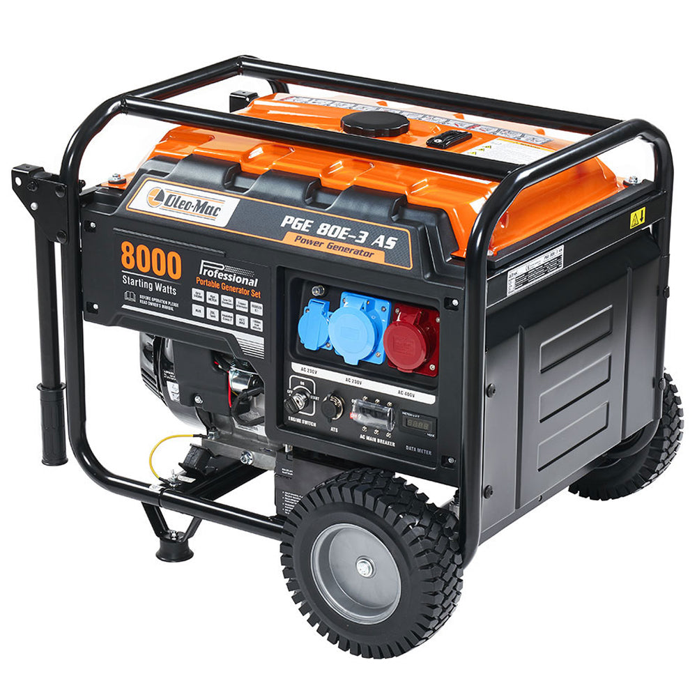 Oleo-Mac PGE 80E DCS Petrol Generator (Electric Start)