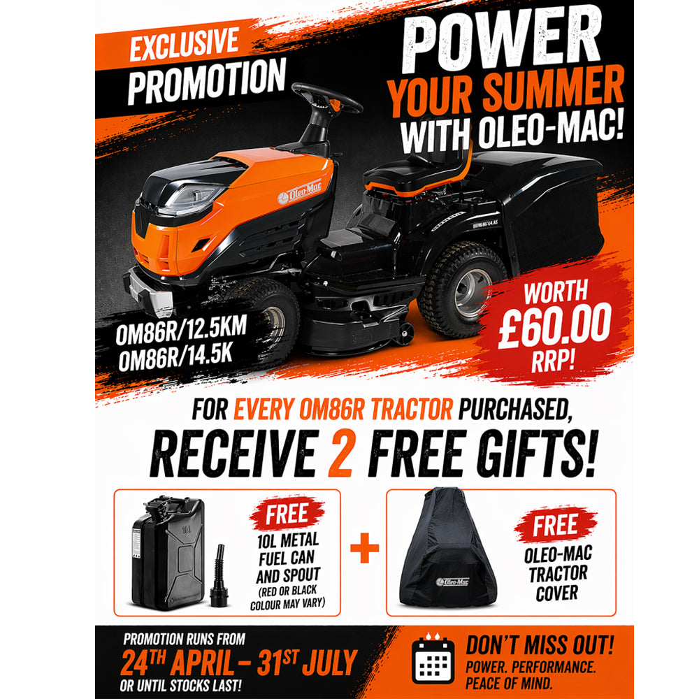 Oleo-Mac OM 86 R/14.5 K Comfort 86cm Hydrostatic Rear Collect Lawn Tractor