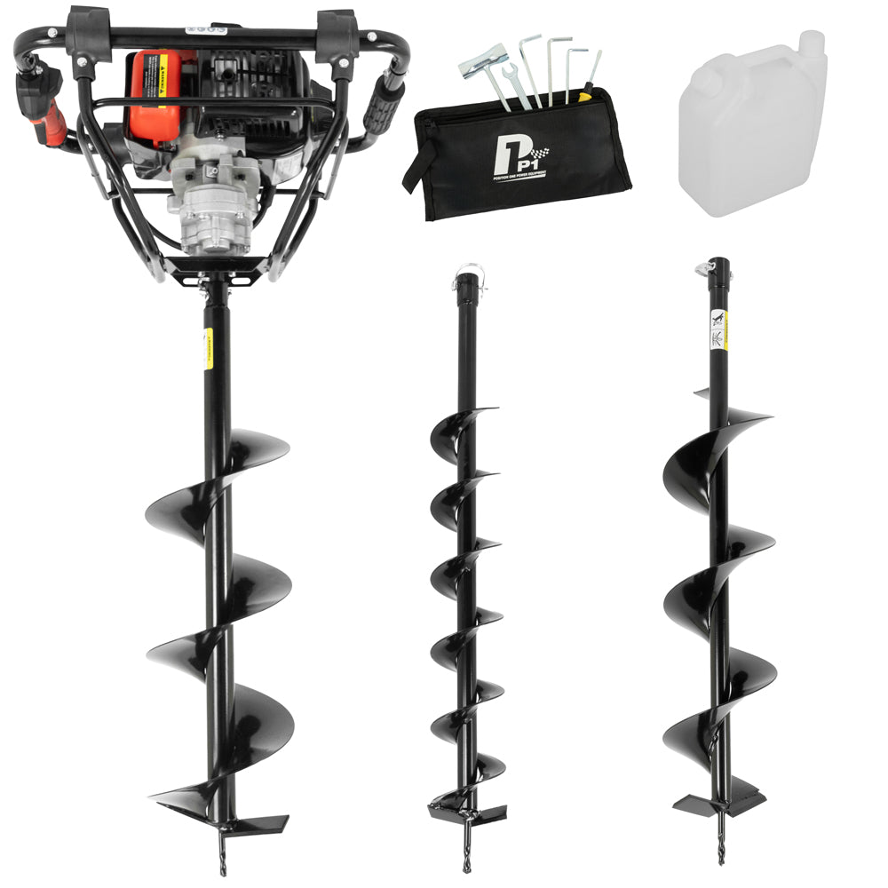 P1 P1-EA560BR Petrol Earth Auger with Brake System