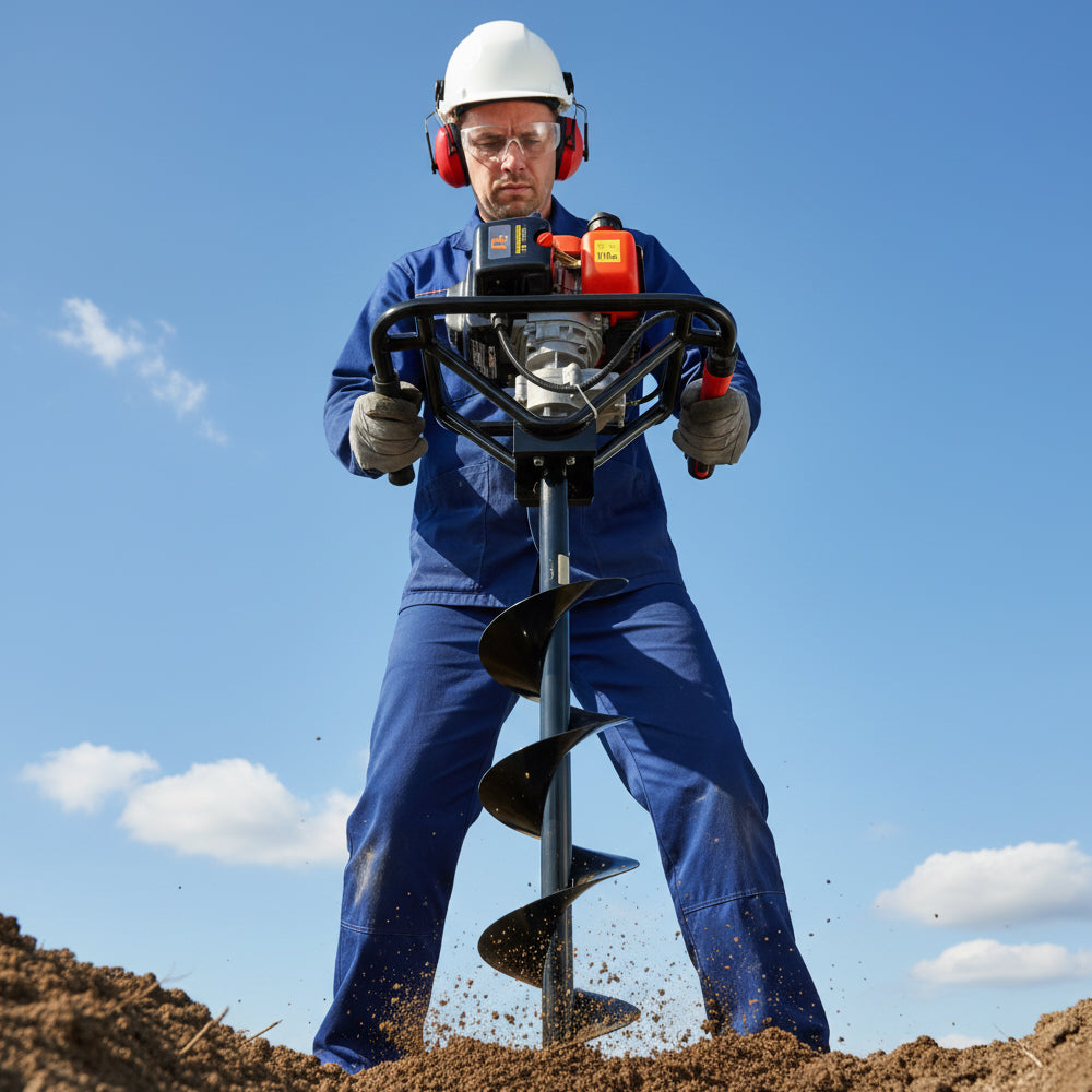 P1 P1-EA560 Petrol Earth Auger