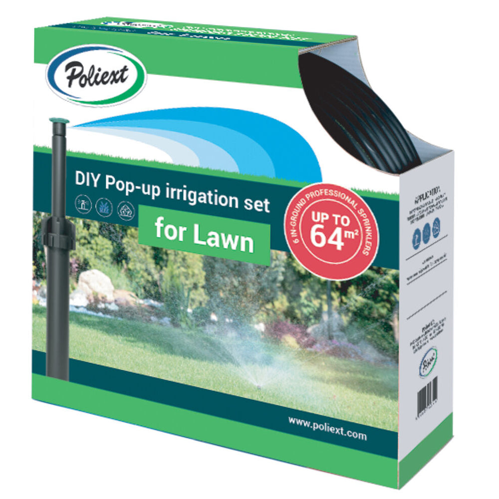 Poliext DIY Pop-Up Lawn Irrigation Set