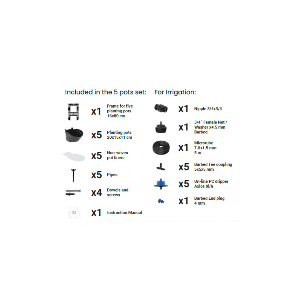 Poliext DIY Living Green Wall Set