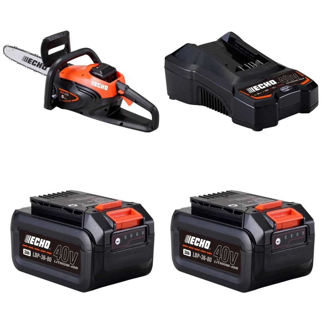 Echo DCS-310 Garden+ 40V Cordless Chainsaw Kit- A FREE 2.0Ah Battery
