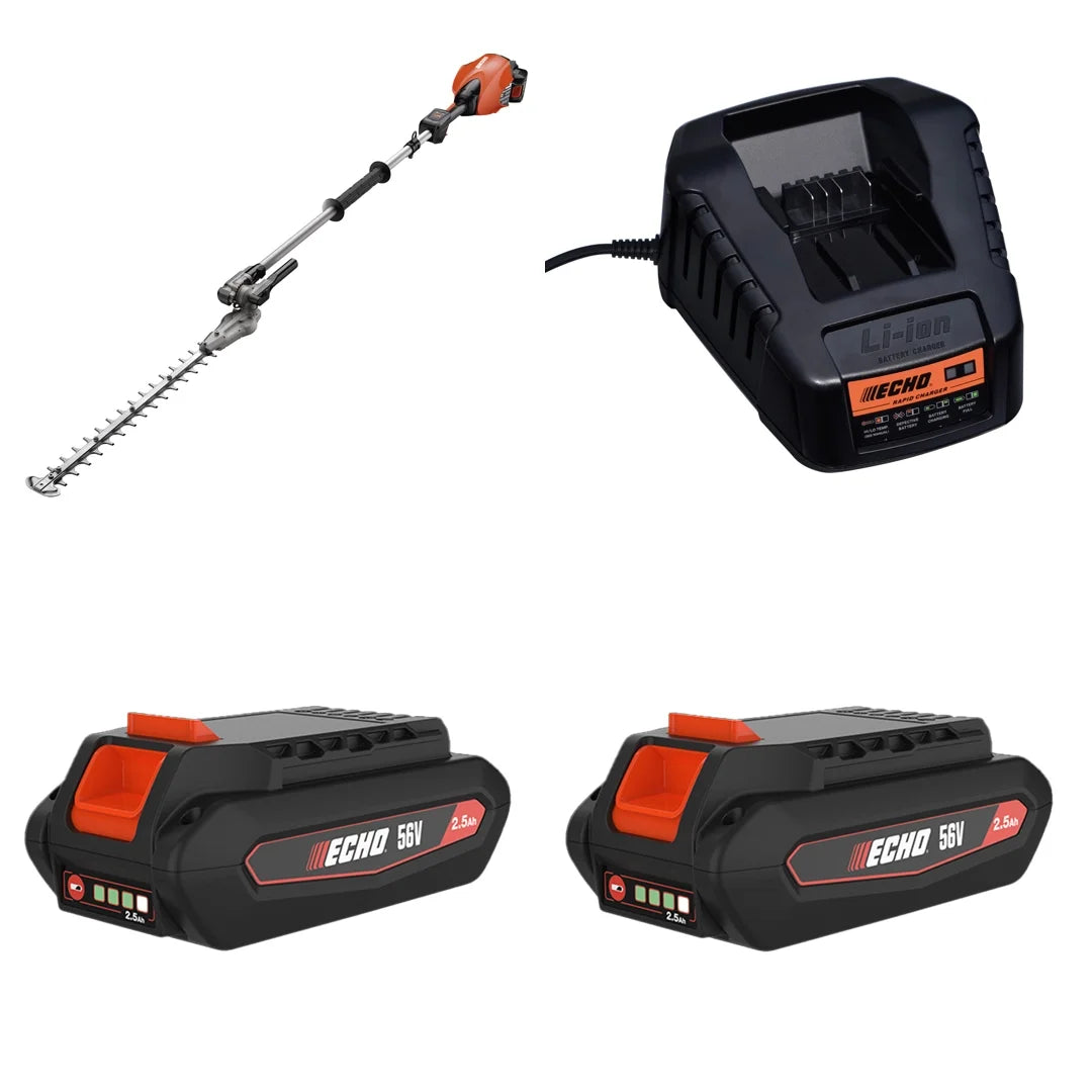 Echo DHCAS-2600HD X-Series 56V eFORCE Short Reach Pole Hedge Trimmer 2.5Ah Battery Kit