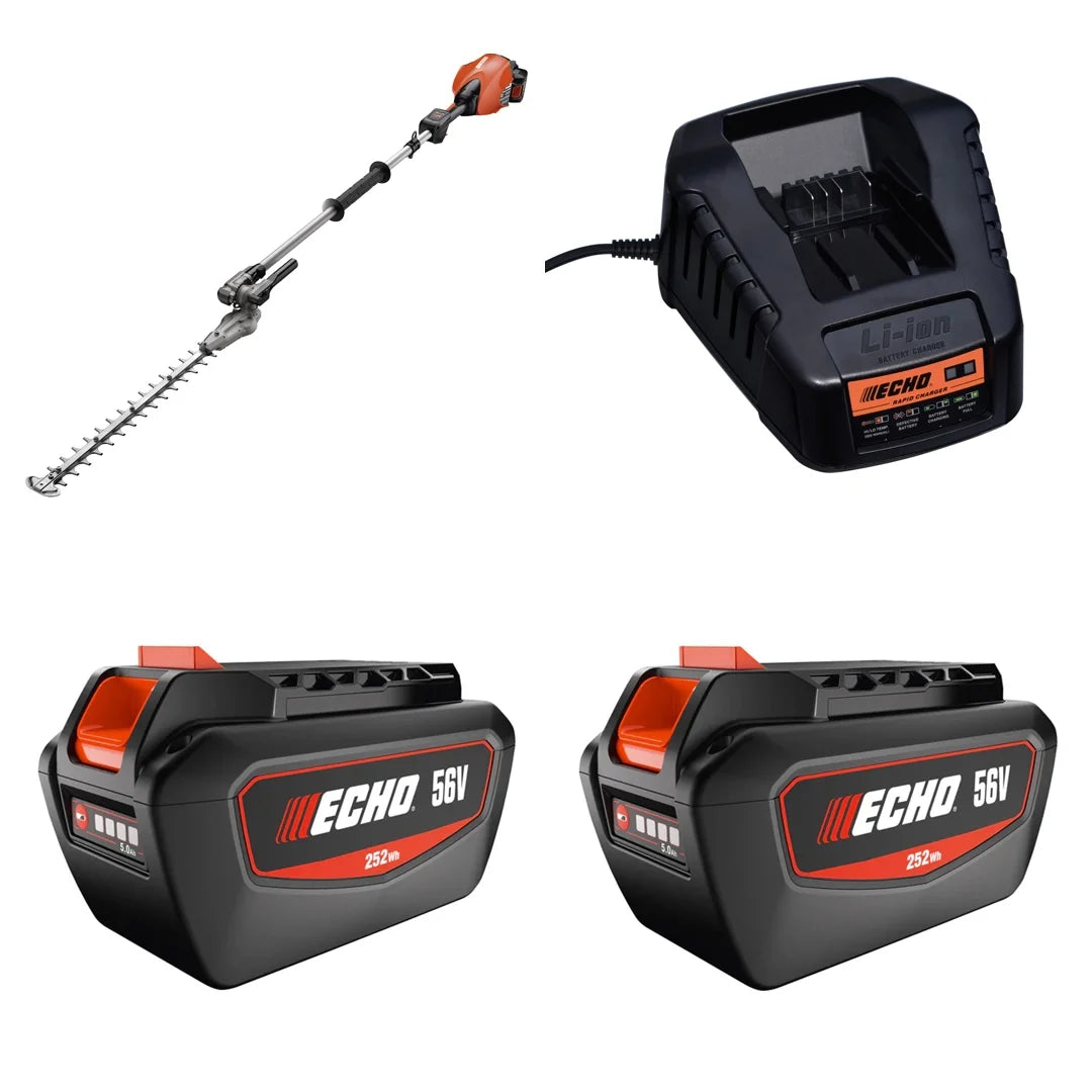 Echo DHCAS-2600HD X-Series 56V eFORCE Short Reach Pole Hedge Trimmer 5.0Ah Battery Kit