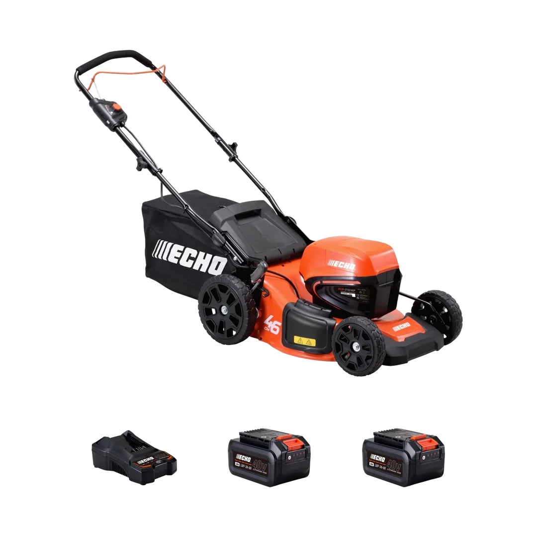 Echo DLM-310/46P Garden+ 40V Cordless Push Lawn Mower Kit- A FREE 2.0Ah Battery