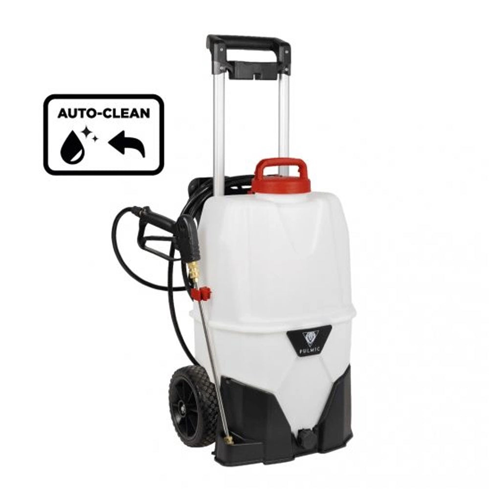 Pulmic Industrial 35 Auto-Clean Battery-Powered Wheeled Sprayer (with 2 x 2.6Ah Batteries & Charger)