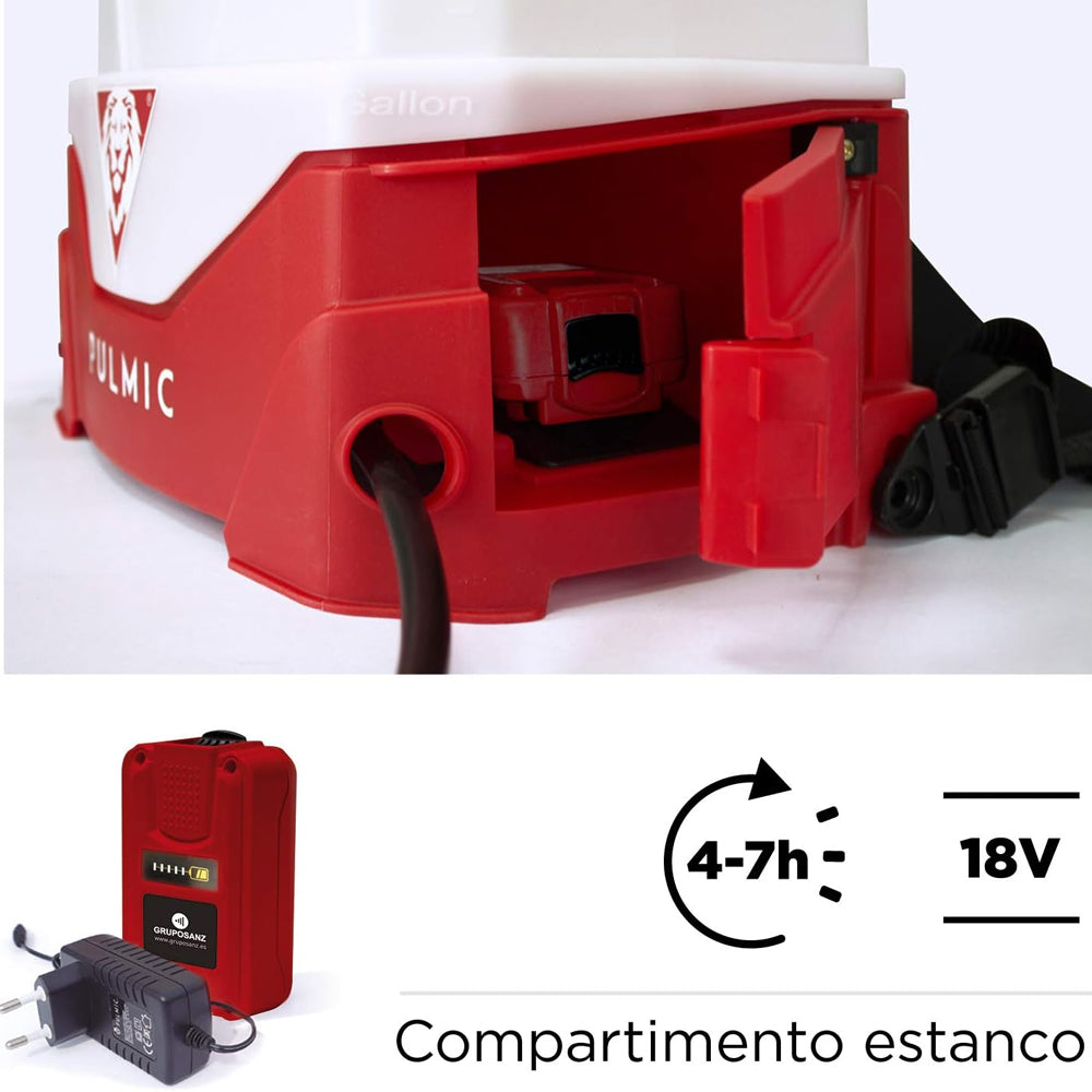 Pulmic Pegasus 15 Backpack Battery Sprayer (with 1 x 2.6Ah Battery & Charger)