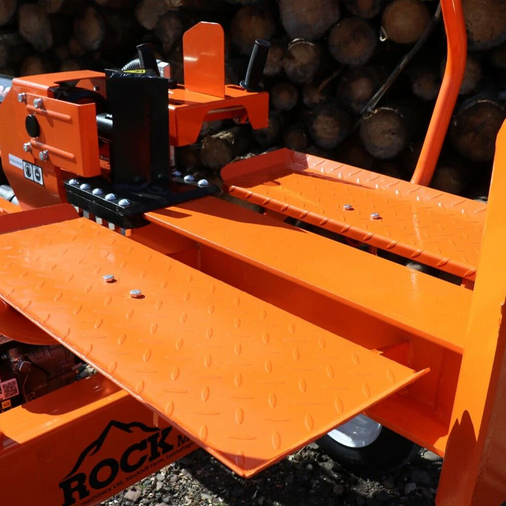 Rock 22 Ton Venom Vertical & Horizontal Towable Petrol Log Splitter with Table